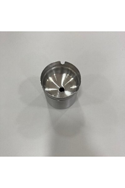 Genel Markalar Paslanmaz Gövde Krom Kaplama Dekoratif Çelik Küllük 9 Cm