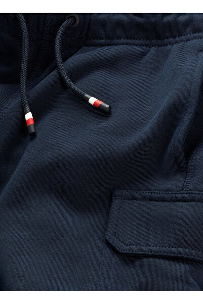 Tommy Hilfiger Lastikli Bel Regular Fit Lacivert Erkek Çocuk Şort KB0KB09659C1G