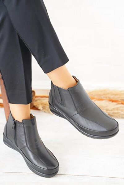 Castle Black 42759 Μητρικές μπότες ορθοπεδικής σόλας από γνήσιο δέρμα