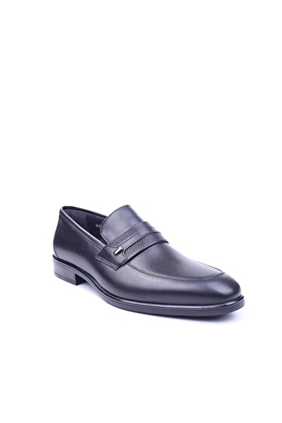 DELFİNO Delfino 509 - Pantofi clasici din cauciuc fără șireturi pentru bărbați din piele naturală