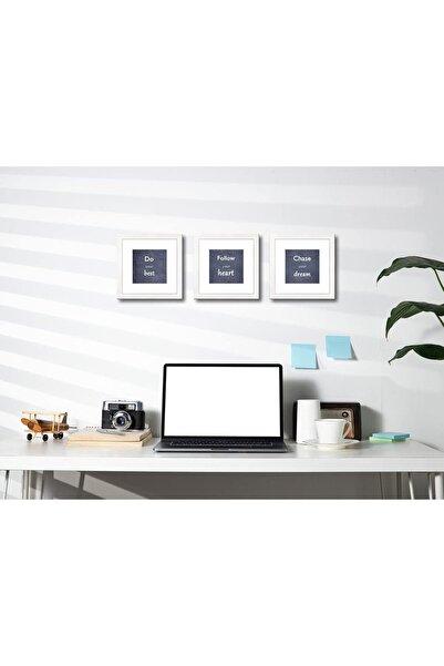 Verda Çerçeve 3-Piece Pvc Glass Removable Frame