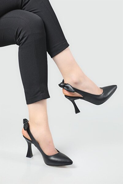 BİLENER Bilener 2853 - Pantofi stiletto damă cu toc deschis la spate de 9 cm