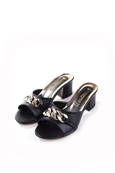 Papuçsepeti Взуття Кошик 3924 Квадратний каблук Капці