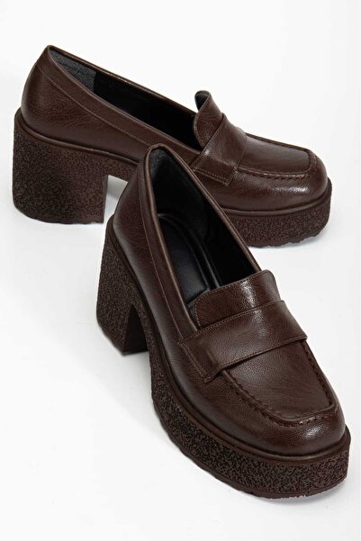 CHİCELLA Lureva Women's Brown Loafer Shoes