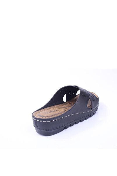 Genel Markalar Sultan 213 Ortopedik Büyük Numara Siyah Terlik