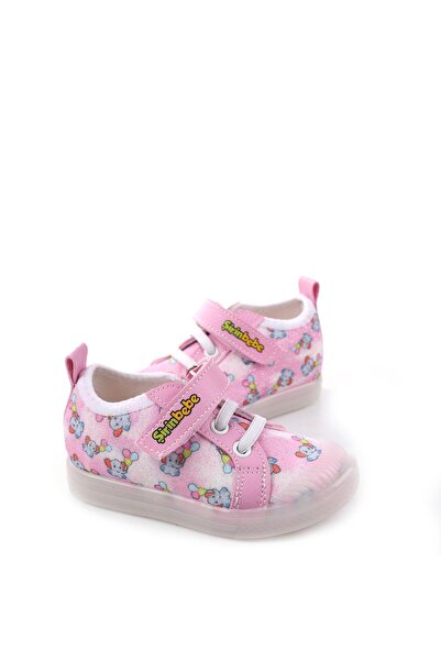 Şirin Bebe 3815 Model Orthopedic Sole Girl's Summer Linen Shoes