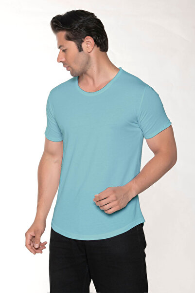 BlackHorn Men's Wide Neck 100% Cotton Loose T-Shirt