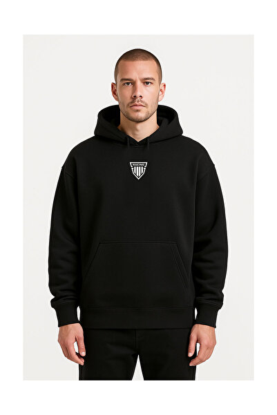 Advantage Hanorac cu glugă oversize unisex cu imprimeu Cod Racıng Racıng