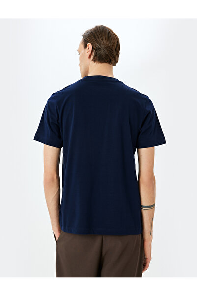 Koton Pamuklu Bisiklet Yaka Regular Fit Kısa Kollu Basic Tişört