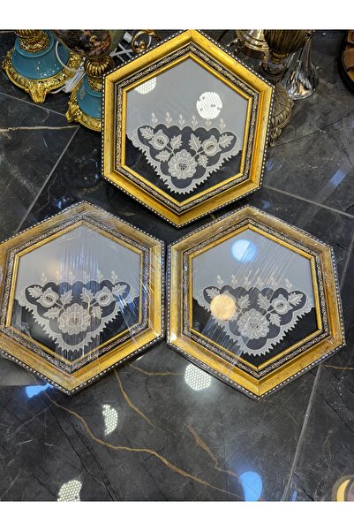 eyup ceyiz 3 ADET Antep İşlemeli Saray Zarafeti Otantik ve Hediyelik | Sunum ...