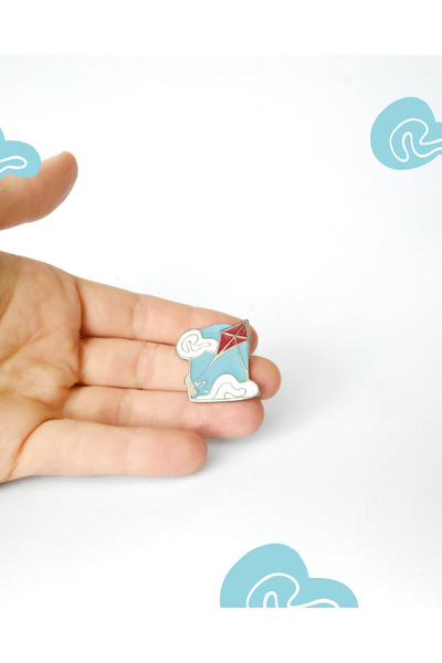 Studio Keefla Uçurtma Broş - Kite Enamel Pin