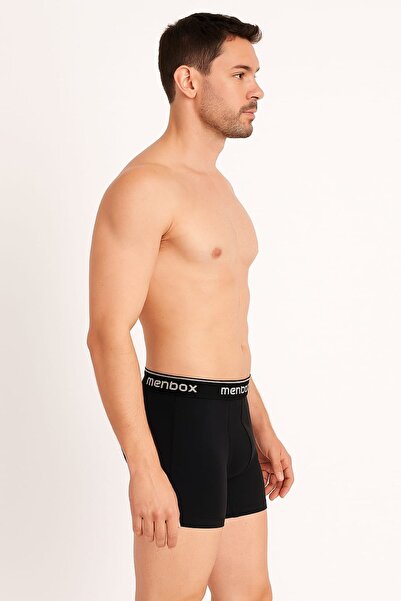 enmodaiçgiyim 5 darabos fekete férfi boxer csomag – pamut lycra, kényelmes fehérnemű