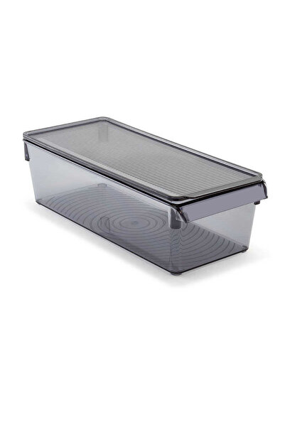 Prima Nova Refrigerator Organizer Inner Cabinet Organizer Shelf 290*150*100 Mm Transparent Black