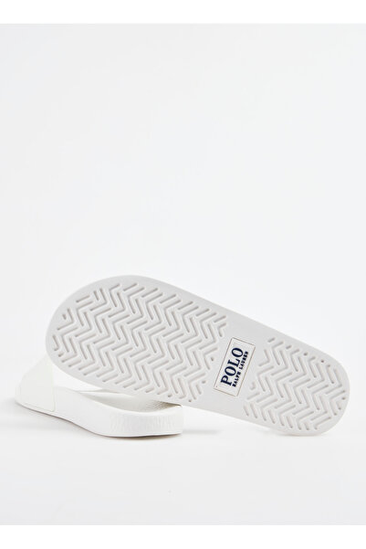 Polo Ralph Lauren Beyaz Kadın Terlik POLO SLIDE