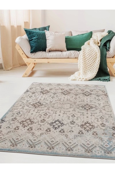 PetraHomeLiving Safir Modern Salon ve Oturma Odası Halısı - Gri