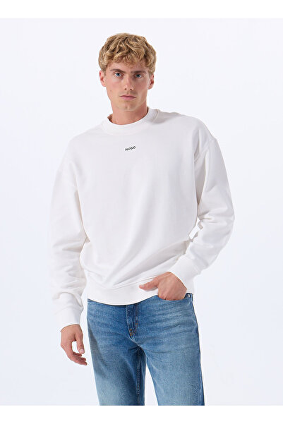 HUGO Kapüşon Yaka Natürel Erkek Sweatshırt 50525892_Dapocrew 10249110 01