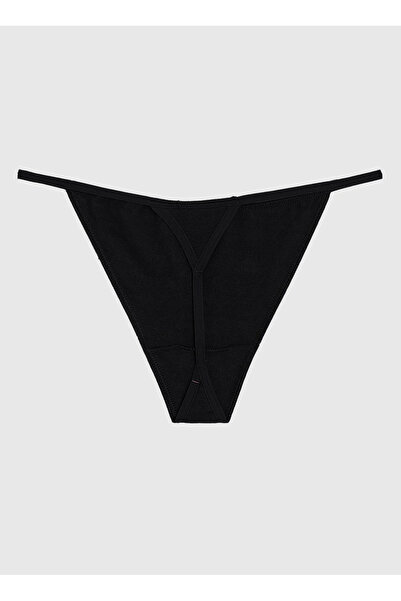 La senza Siyah Kadın String 60261776 LS