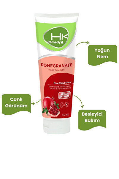 HK Remedy Nar El Yüz ve Vücut Kremi 250 ml