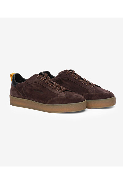 Greyder Erkek Kahverengi Hakiki Deri Sneaker Ayakkabı 5K1SA18520