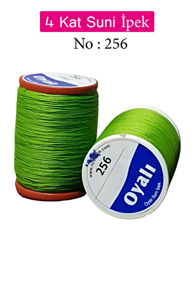 PRATİKOBA Κέντημα 4 στρώσεων από ψεύτικο μεταξωτό νήμα κεντήματος με χάντρες κλωστή με βελονάκι No:256