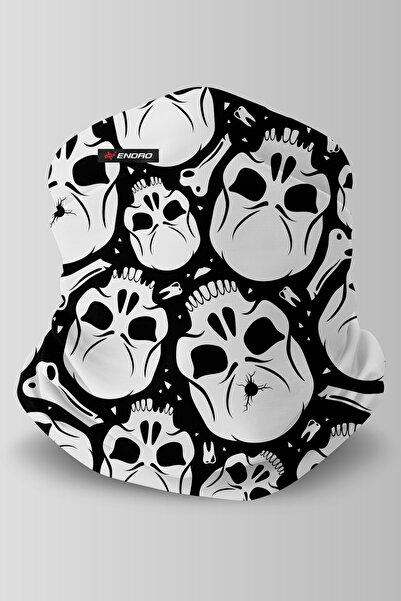 ENDRO Skull Motorcu Buff Maske Outdoor Boyunluk Unisex Bandana