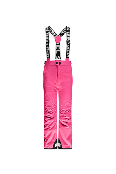SuperRebel Pembe Kız Çocuk Normal Kalıp Kayak Salopeti R409-6605-202-SPEED Sk...