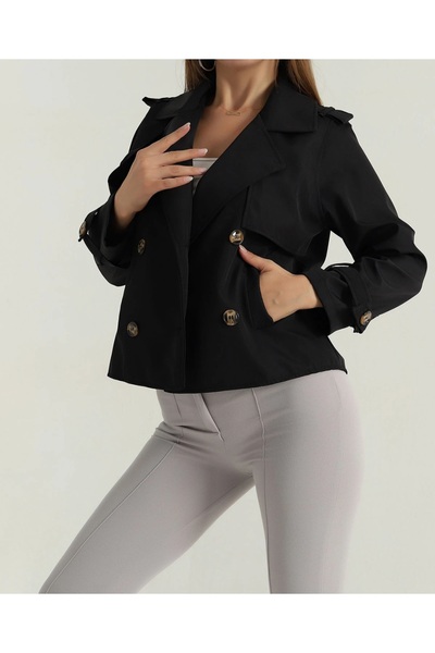 MUG collection Women's Short Trench Coat