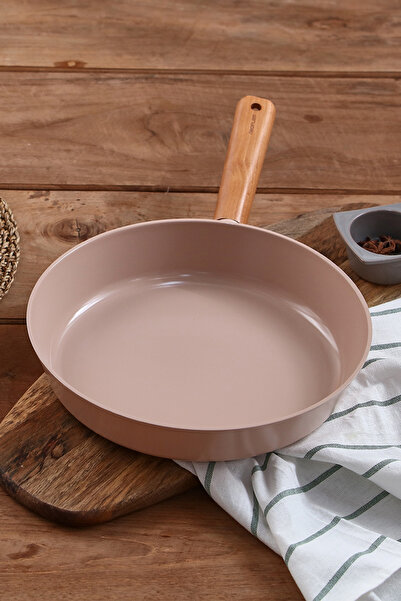 NEOFLAM Blossom Alüminyum Döküm Tava 28Cm, Pembe