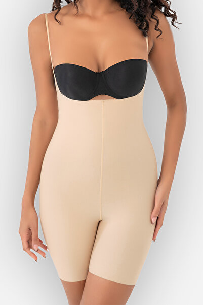 ALEXANDER HUD Two Sizes Slimming Women's Corset – Chest, Belly and Waist Shaper, Black & Skin Color, Daily Use