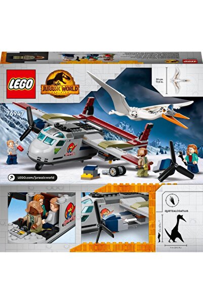 LEGO ® Jurassic World Quetzalcoatlus Uçak Pususu 76947 - Yaratıcı Oyuncak Yapım Seti (306 Parça)