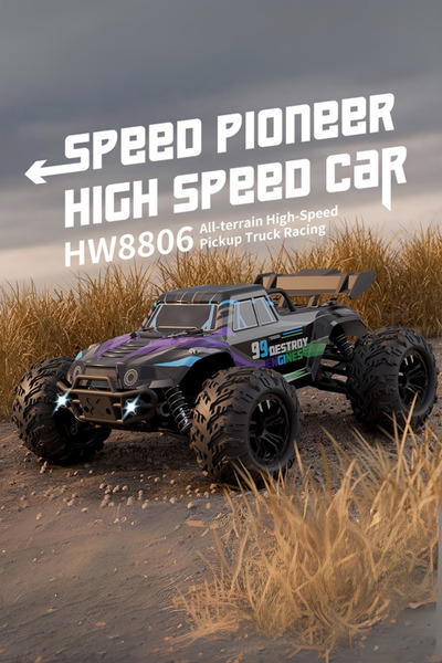 giffy Oyuncak Uzaktan Kumandalı 50 Km Hız Yapan Araba, 4X4 Offroad 1300 MaH Şarjlı Yüksek Teker Jeep