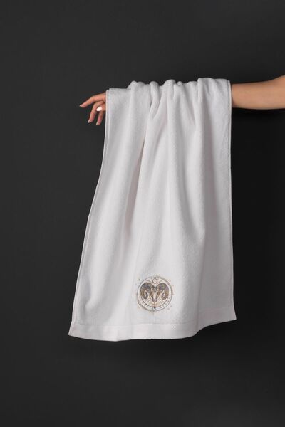 VAROL 100% Microcotton Top Quality Towel Set with Bush Embroidery