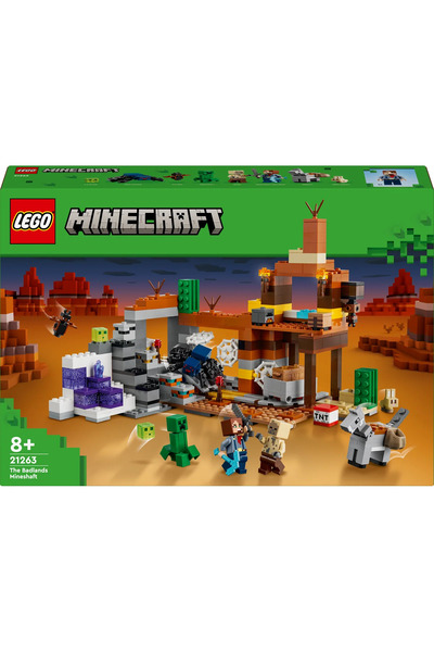 LEGO ® Minecraft® Çorak Arazi Maden Kuyusu 21263 - 8+ Yaratıcı Oyuncak Yapım Seti (538Parça)