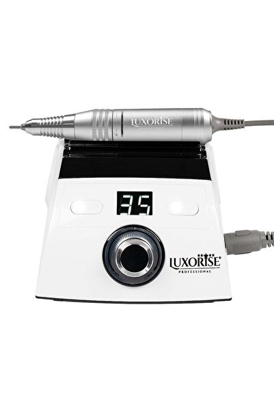 LUXORISE Pilă de unghii profesională Energy PRO - LUXORISE, 35.000 RPM, Albă