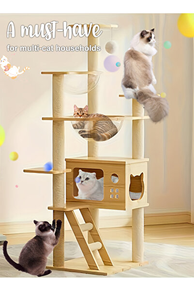 KidLe Cat House Cat Climbing Frame Cat Tree