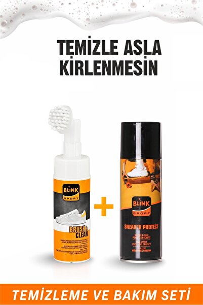 Blinksport Brush Clean & Su Ve Kir İtici Ile Ayakkabı Temizleme Ve Koruma Seti