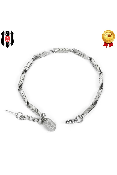 Beşiktaş ÇİZGİLİ ÇELİK BİLEKLİK