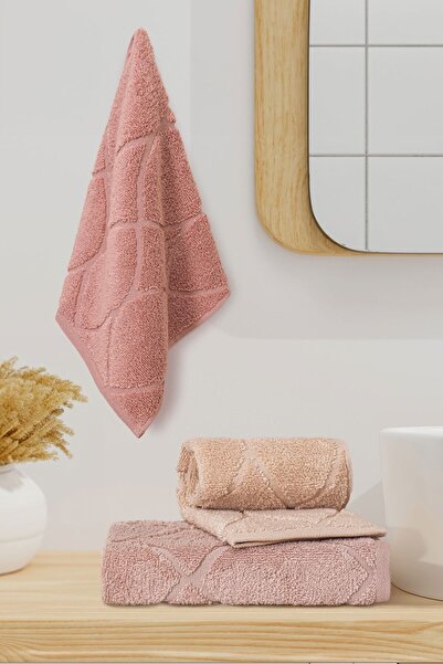 VAROL Voli Series Micro Cotton 30X50Cm Set of 3 Towels