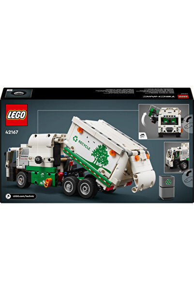 LEGO ® Technic Mack® LR Electric Çöp Kamyonu 42167 - 8+ Çocuklar için Oyuncak Model Yapım Seti (503P)
