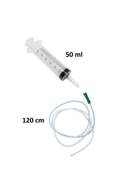 QBR Home Plastik Enjektör Hortumlu Büyük 50ml - Sıvı Emme Enjektörü