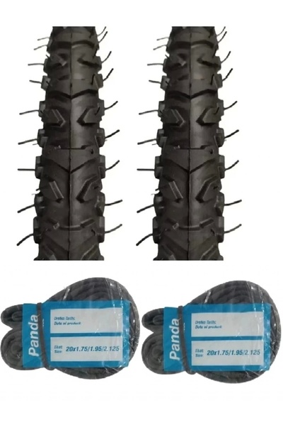 DIAMOND 20 Jant 20x1.95 Bisiklet Dış Lastiği MB7 (Vesper) X 2 Adet + Panda İç...