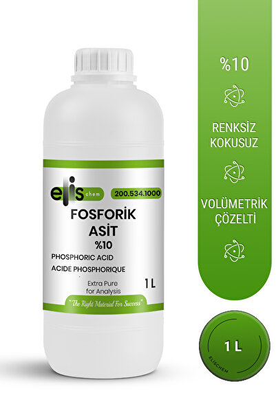 elischem Fosforik Asit %10'luk 1 Litre
