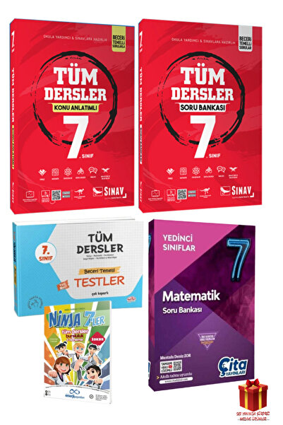 Sınav Yayınları 7. Sınıf Tüm Dersler Konu Soru Bankası 7. Sınıf Denemeler Bec...