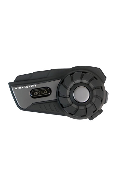 Knmaster KN2300 Motosiklet Kask İnterkom Bluetooth Intercom Kulaklık Seti Gri