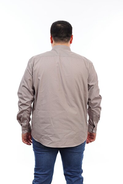 TOUSUS Ανδρικό μακρυμάνικο πουκάμισο με βαμβακερό βιζόν με κουμπιά και τσέπες (12010)