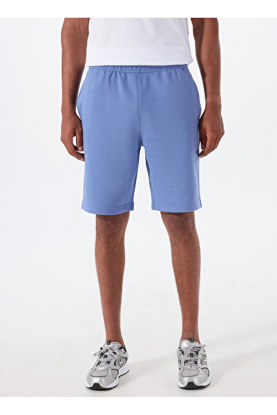 Calvin Klein Lacivert Erkek Lastikli Bel Normal Kalıp Şort LVGMS5S801T0Z-FLEE
