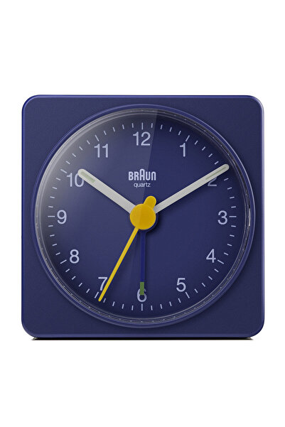 Braun BC02BL MAVİ KLASİK SEYAHAT ANALOG ALARMLI MASA SAATİ