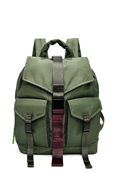 Derimod Rucsac de damă din pânză verde 25SBD27816F