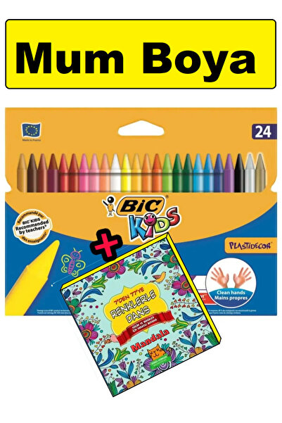 Bic Silinebilir Mum Boya 24'lü Kutu 829772