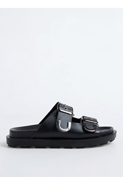 F By Fabrika Siyah Kadın Terlik ALICIA